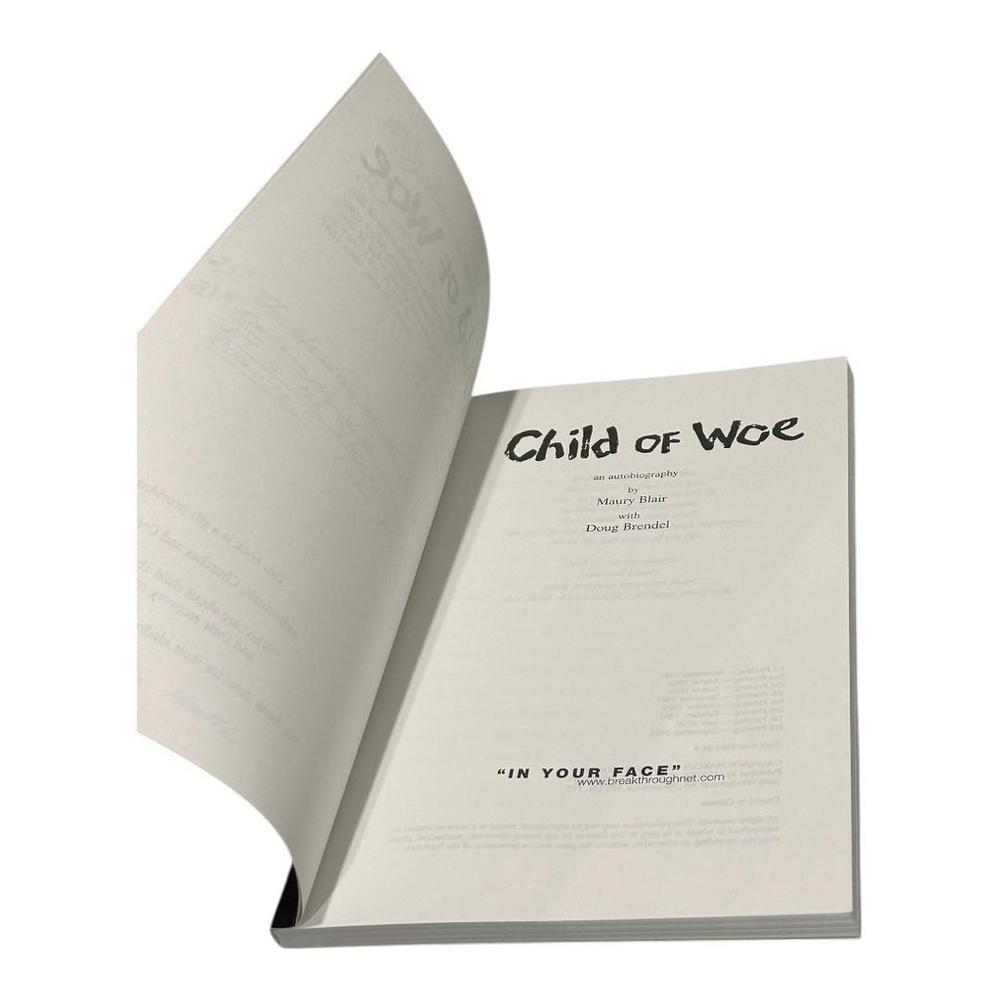 Child Of Woe Maury Blair Doug Brendel Autobiography Paperback Christian Book - Picture 2 of 9